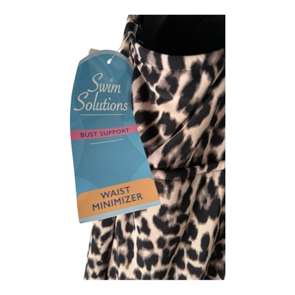 Swim Solutions Bust Support Waist
Minimizer Bra Sized Swim One Piece NEW Size 16 - Picture 6 of 15